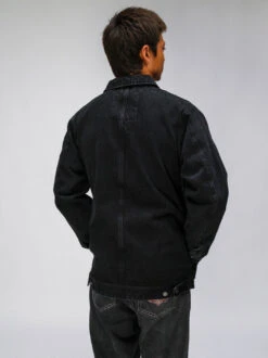 Europe Washed Denim Jacket -T&C Surf Clothing 2383DenimJacketBlackLIFE1