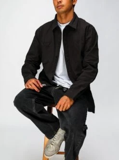 Europe Town Over Shirt -T&C Surf Clothing 2385TownWashBlackLIFE1