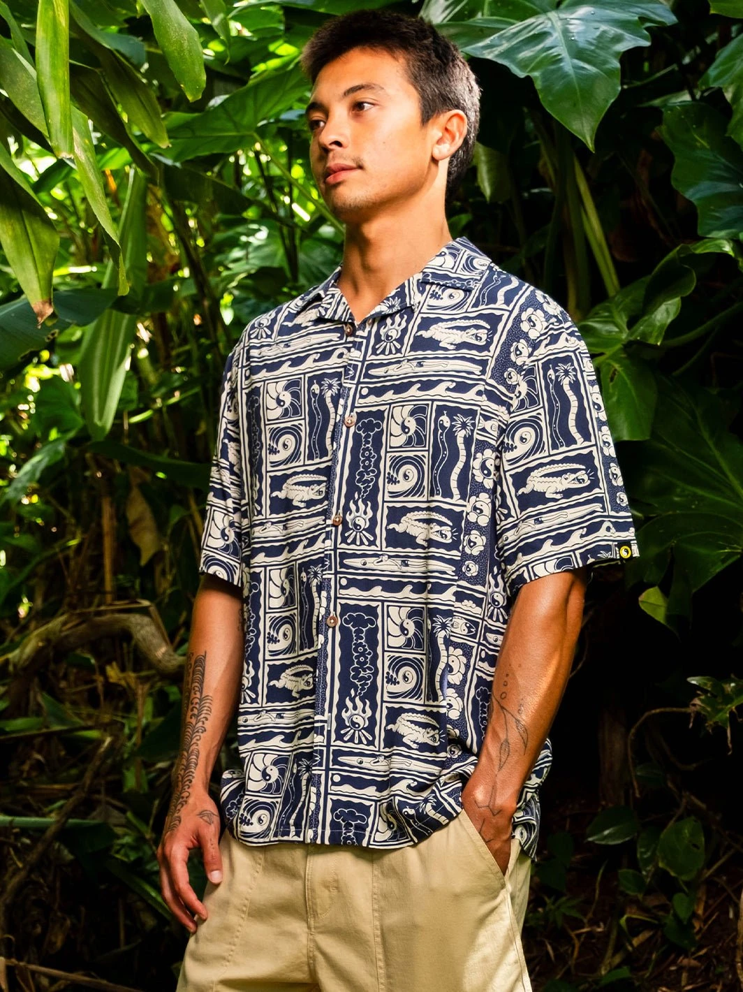 Europe Aloha Short Sleeve Shirt Pattern 1 Europe Aloha Short Sleeve Shirt Pattern