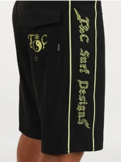 Australia Majestic Trunk Short -T&C Surf Clothing 2407MajesticBlackDetail