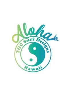 Aloha Script Sticker