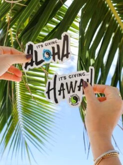 It's Giving Aloha Sticker