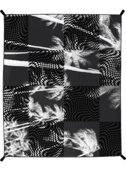 Checker Palm Microfiber Towel Blanket -T&C Surf Clothing 2964CheckPalm1