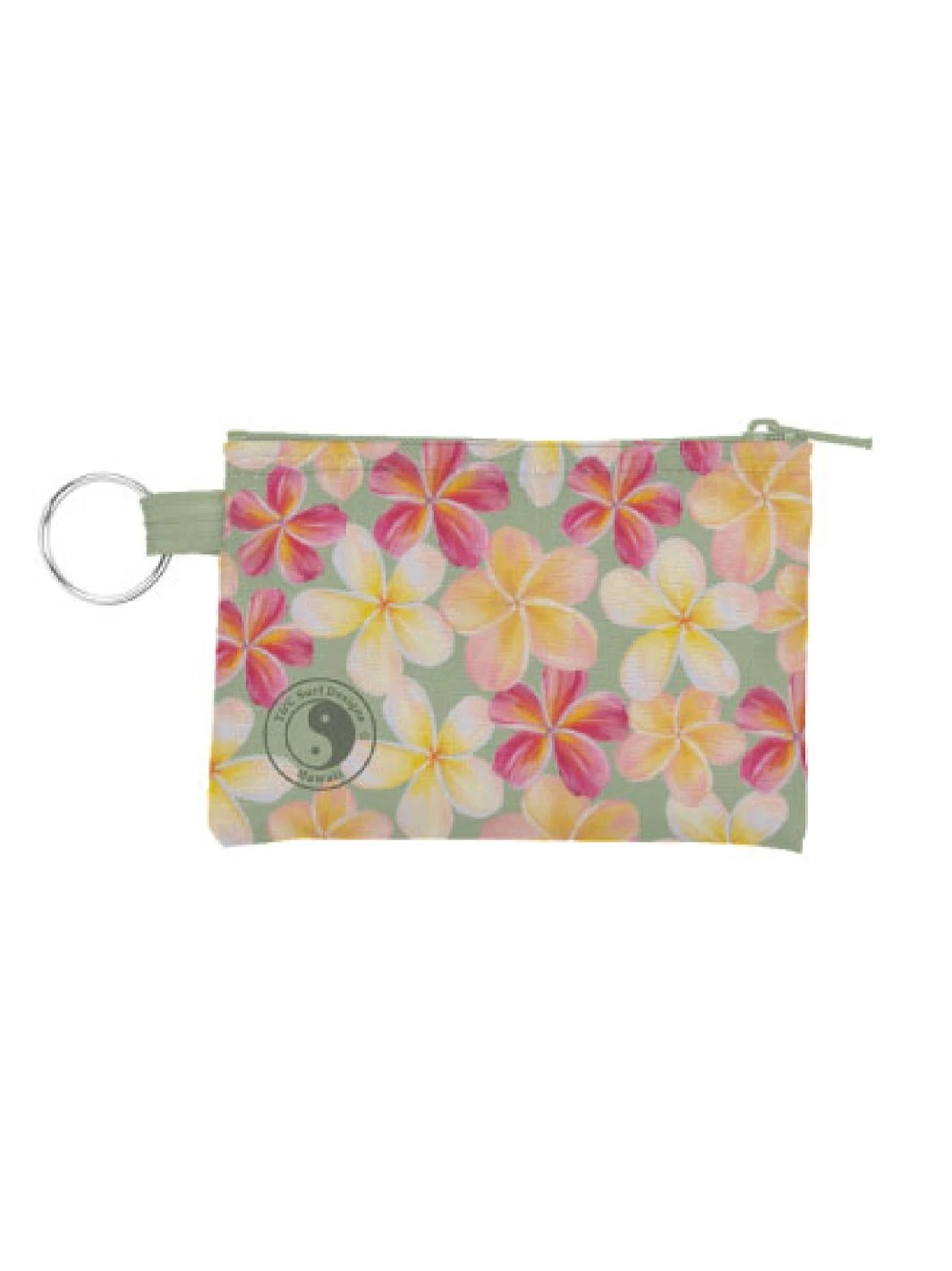 Plumeria Paint Penny Keychain Pouch 3 Plumeria Paint Penny Keychain Pouch - Image 3