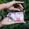 Plumeria Paint Penny Keychain Pouch