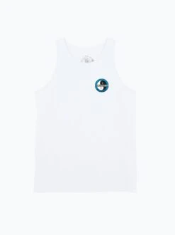 Retro Neon Tank -T&C Surf Clothing 2WhiteBlue Front 961164