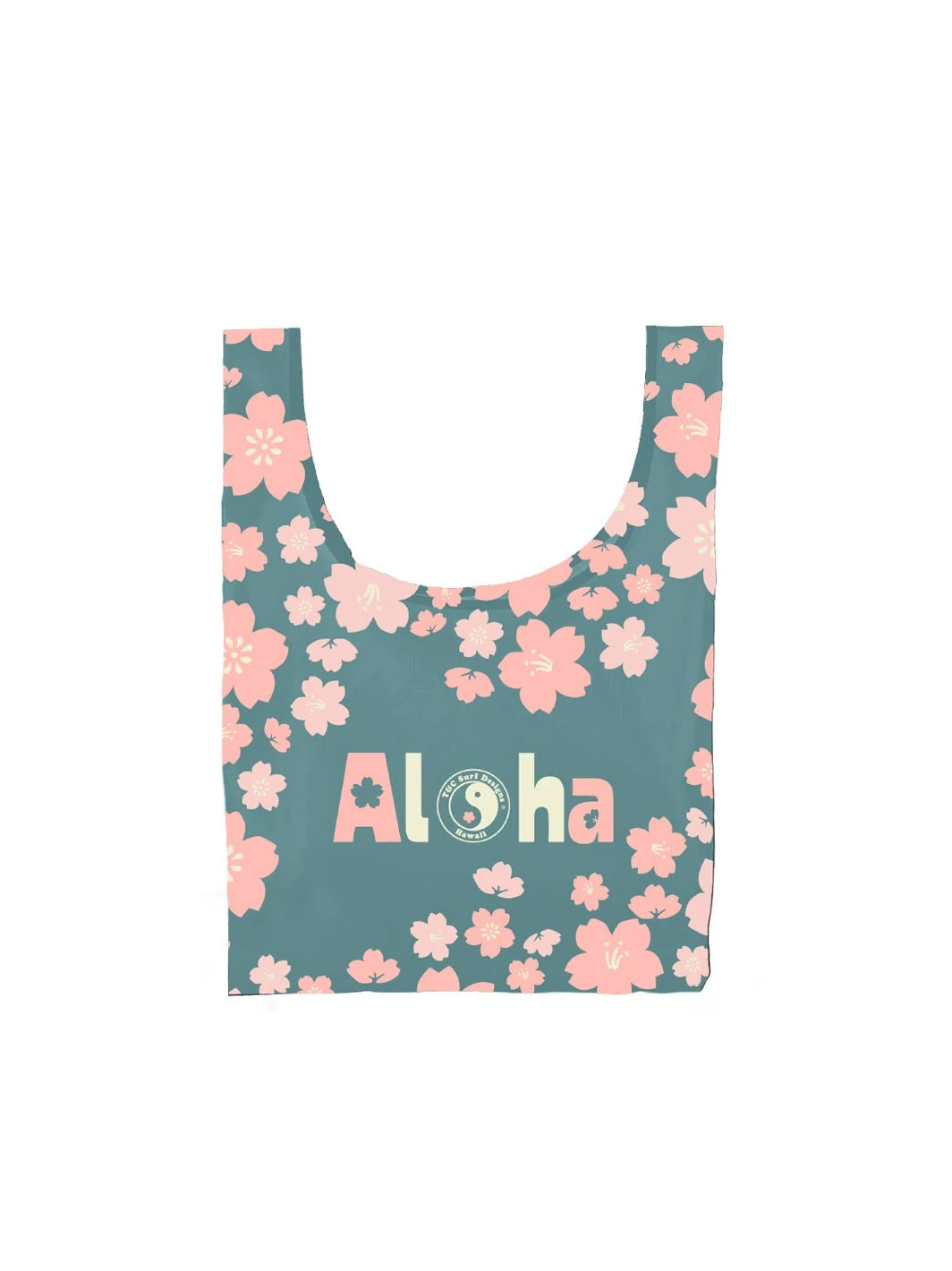 Cute Sakura Small Reusable Tote Bag 1 Cute Sakura Small Reusable Tote Bag