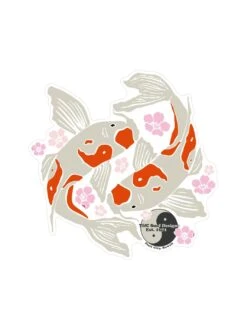 Koi Balanced Sticker