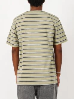 Australia Malibu Stripe Tee -T&C Surf Clothing 3935MalibuStripeClayBack
