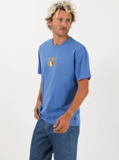 Australia Majestic Tee -T&C Surf Clothing 4166 Majestic PacBlue Side