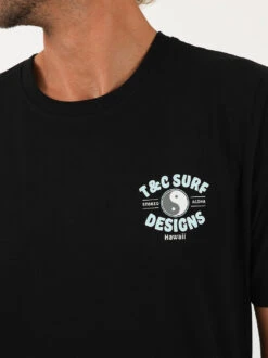 Australia Northshore Tee -T&C Surf Clothing 4173 Northshore Black Detail