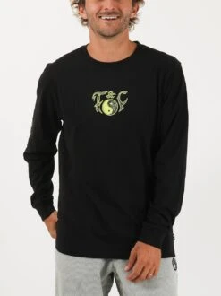 Australia Majestic Long Sleeve -T&C Surf Clothing 4177MajesticLSBlackFront