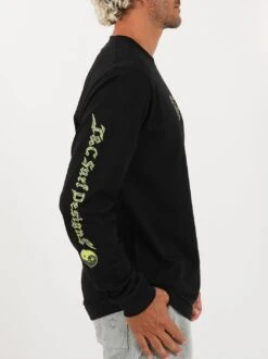 Australia Majestic Long Sleeve -T&C Surf Clothing 4177MajesticLSBlackSide