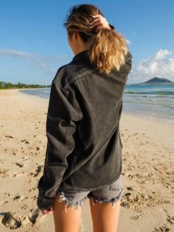 Australia Seaside Long Sleeve -T&C Surf Clothing 4478SeasideLSWashBlkLIFE2