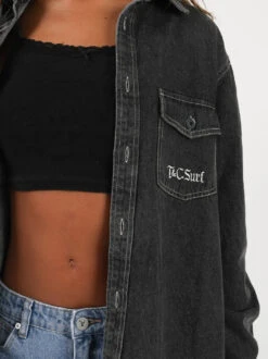 Australia Seaside Long Sleeve -T&C Surf Clothing 4478SeasideLSWashBlkLIFE8