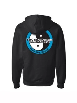 T&C Surf Standard Neon Zip Hoodie -T&C Surf Clothing BlackBlueBack 604084