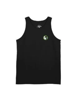 Retro Neon Tank -T&C Surf Clothing BlackGrnFront 217290