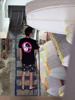 Retro Neon Jersey Tee -T&C Surf Clothing BlackPinkLIFE 350102