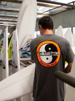 Retro Neon Jersey Tee -T&C Surf Clothing CharOrgFrontLIFE1 311260