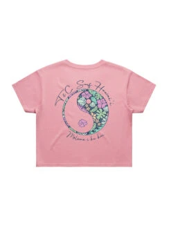 Ocean Is Life Crop Tee -T&C Surf Clothing CropBubblegumBack