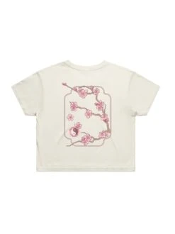 Cherry Ikebana Crop Tee