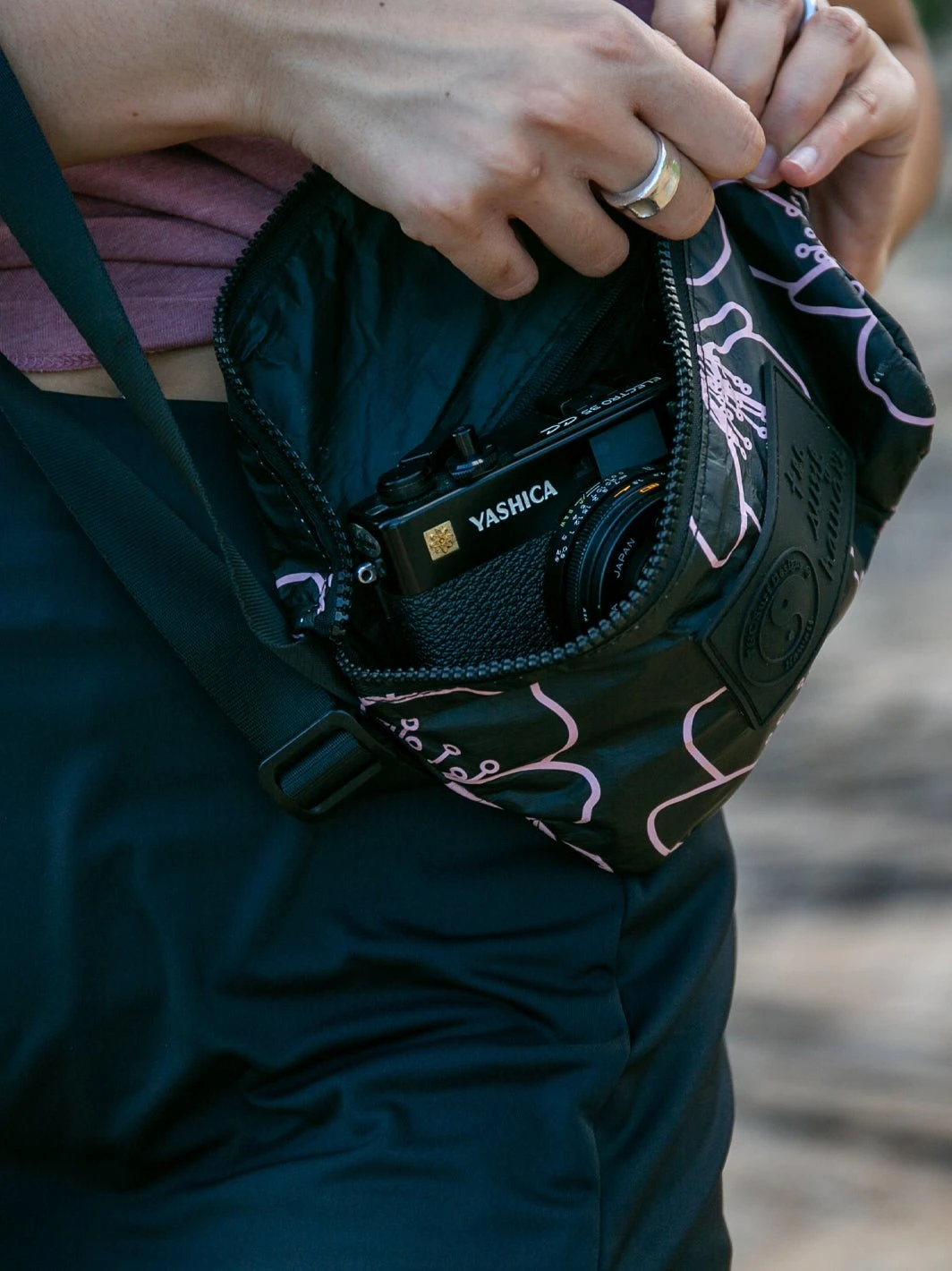 T&C Surf X Aloha Collection Falling Sakura Mini Hip Pack 5 T&C Surf X Aloha Collection Falling Sakura Mini Hip Pack - Image 5