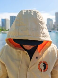 Europe Hooded Coach Jacket -T&C Surf Clothing Hooded Coach Sand LIFE1 102483