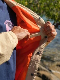 Europe Hooded Coach Jacket -T&C Surf Clothing Hooded Coach Sand LIFE2 531297