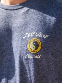 Adobo And Rice Jersey Tee -T&C Surf Clothing JTee Htr Navy Front LIFE2 274535