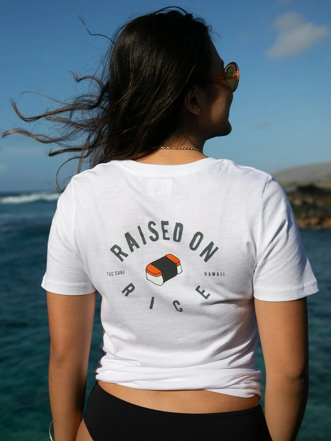 Raised On Musubi Relax Tee 2 Raised On Musubi Relax Tee - Image 2
