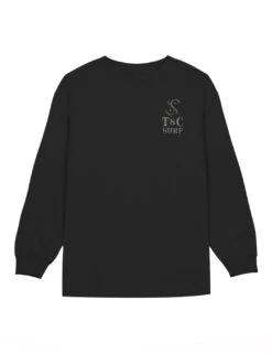 Bettah Raw Long Sleeve -T&C Surf Clothing LSBlackFront 6c27ba6c 60a0 4b11 bf72 96498900e3e5
