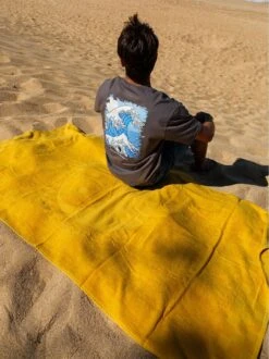 Europe OG Jacquard Towel -T&C Surf Clothing OG Towel Mustard LIFE2 990168