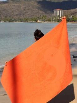 Europe OG Jacquard Towel -T&C Surf Clothing OrangeTowelLifestyle 382241