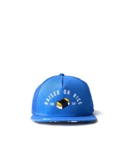 Kids Raised On Musubi Trucker Cap -T&C Surf Clothing Royal Front 769520
