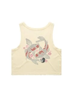 Koi Sakura Crop Singlet Tank
