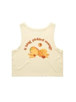 Pickle Mango Crop Singlet Tank