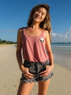 Two Scoops Slit Tank -T&C Surf Clothing TankMauveLIFE2