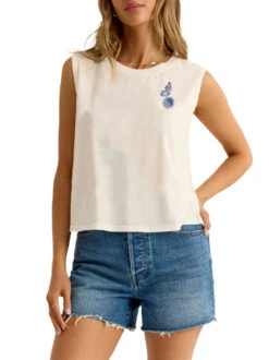 Trippy Pulelehua La Mer Tank -T&C Surf Clothing TankSeasaltFront