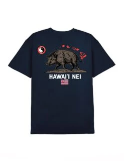 Kingdom Of Hawaii Tee -T&C Surf Clothing TeeNavyBack 0ca961e9 d3c2 4e66 a5d0 58135b056854