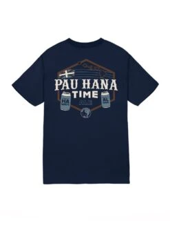 Pau Hana Time Jersey Tee -T&C Surf Clothing TeeNavyBack abe02723 30a5 4708 9911 b3188241e65e