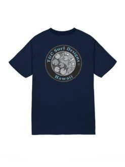 Koi Pond Jersey Tee -T&C Surf Clothing TeeNavyBack ee0a172b 1238 47e9 93de 9291f758b17e