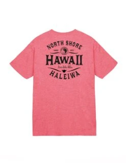 North Shore Hawaii Jersey Tee -T&C Surf Clothing TeeRedHtrBack dc92914d da37 4423 8319 ac5e02114056 778183