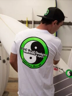 Retro Neon Jersey Tee -T&C Surf Clothing TeeWhtGrnLIFE fc5091e2 1d3a 4def 8250 a5f777f1bd4e 802042