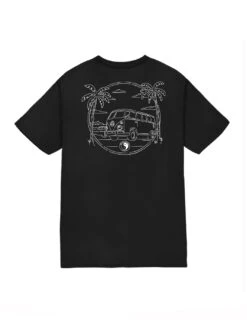 Scribble Volkswagen® Jersey Tee -T&C Surf Clothing Tee Black Back 8e4c82d4 bc4a 4c6e b645 54e9ce03c6e0