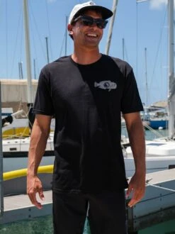 Nabeta Jersey Tee -T&C Surf Clothing Tee Black LIFE1 388a68ae c581 4c44 a018 f5d77728a406