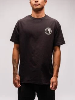 Flag In Crest Tee -T&C Surf Clothing Tee Black LIFE1 b9af749c 61bc 481f af62 0f67450d1430