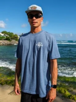 North Side Jersey Tee -T&C Surf Clothing Tee HtrIndigo LIFE1 830917