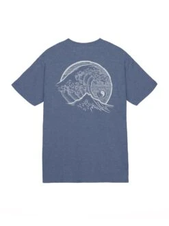Stoked Hokusai Jersey Tee 19 Stoked Hokusai Jersey Tee -T&C Surf Clothing Tee HtrNvy Back 338cf3f1 3a93 4417 b7a4 1feb9b880c08