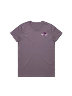 Woodprint Honohono Maple Tee -T&C Surf Clothing Tee Mauve Front 4b62a3f7 a2a9 4e97 b40b a92c3dd33a43