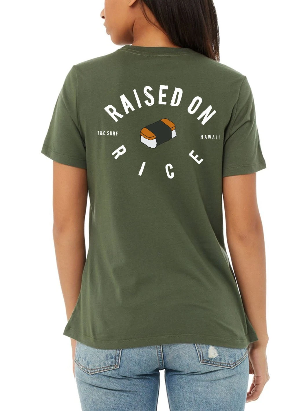 Raised On Musubi Relax Tee 1 Raised On Musubi Relax Tee